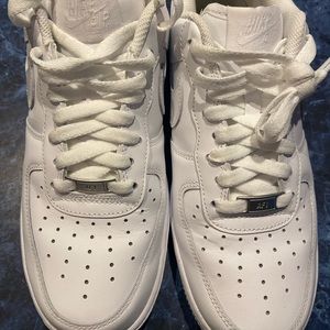 Womens nike air for w ones worn once excellent pure white condition